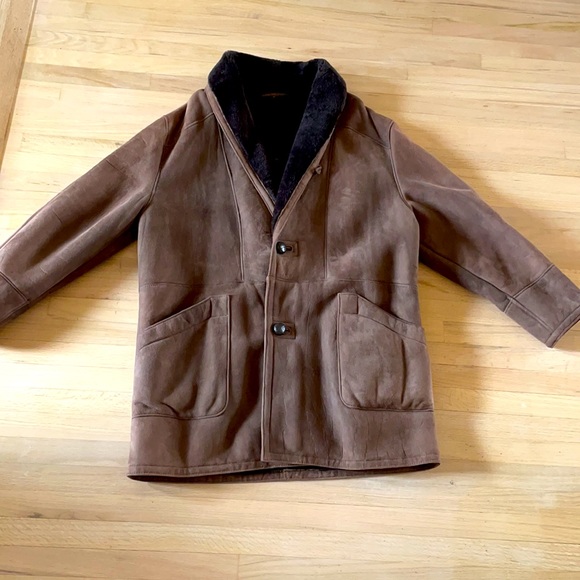 NWOT Rafel Brothers Sheepskin Shearling Size 48 - Like new - one owner - Picture 1 of 9
